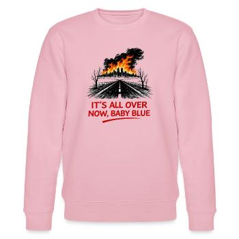 Flammen über Straßenallee - Stanley/Stella Unisex Bio-Sweatshirt CHANGER  - Hellrosa - Vorne - Jaron (178cm) & Liana (172cm)