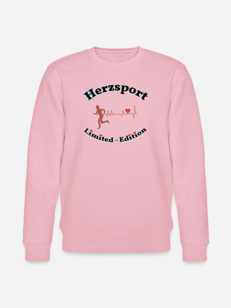 Herzsport - Stanley/Stella Unisex Bio-Sweatshirt CHANGER  - Hellrosa