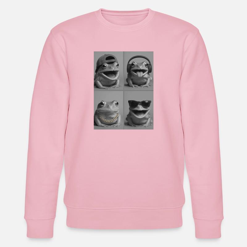 Frosch - Stanley/Stella Unisex Bio-Sweatshirt CHANGER  - Hellrosa