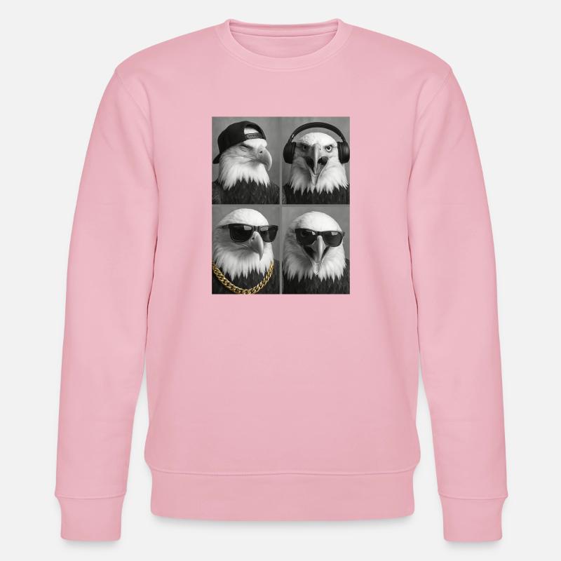 Adler - Stanley/Stella Unisex Bio-Sweatshirt CHANGER  - Hellrosa