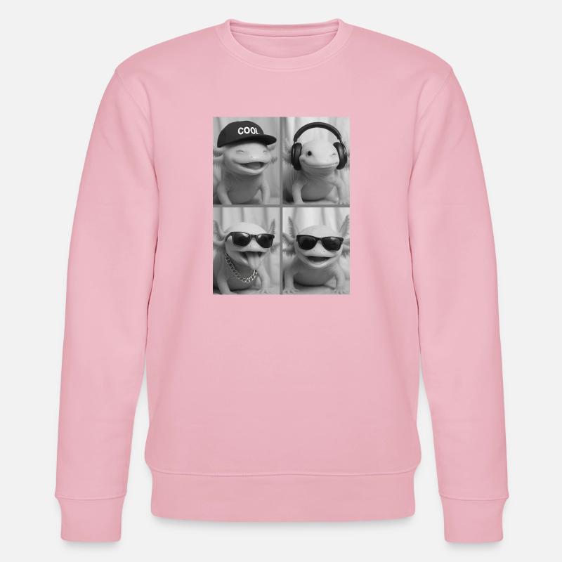 Axolotl - Stanley/Stella Unisex Bio-Sweatshirt CHANGER  - Hellrosa