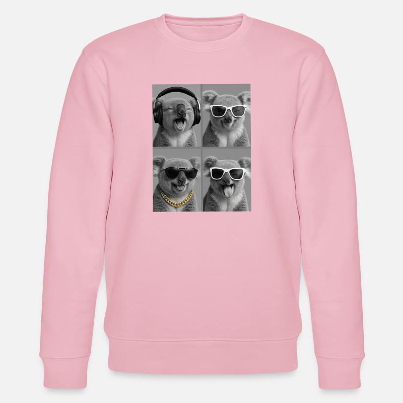Koala - Stanley/Stella Unisex Bio-Sweatshirt CHANGER  - Hellrosa