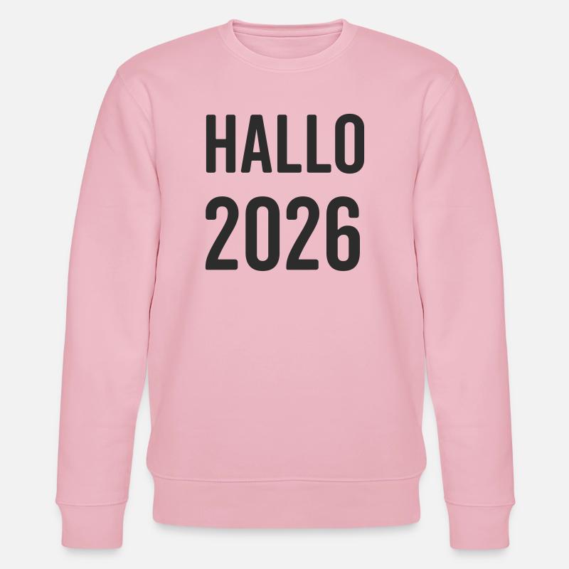 Hallo 2026  - Stanley/Stella Unisex Bio-Sweatshirt CHANGER  - Hellrosa