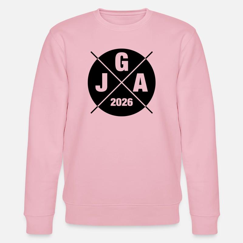 Jga 2026 Junggesellenabschied - Stanley/Stella Unisex Bio-Sweatshirt CHANGER  - Hellrosa