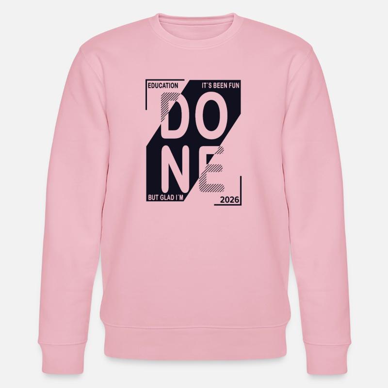 Done 2026 – Training completed design - Stanley/Stella CHANGER Unisex Organic Sweatshirt - cotton pink