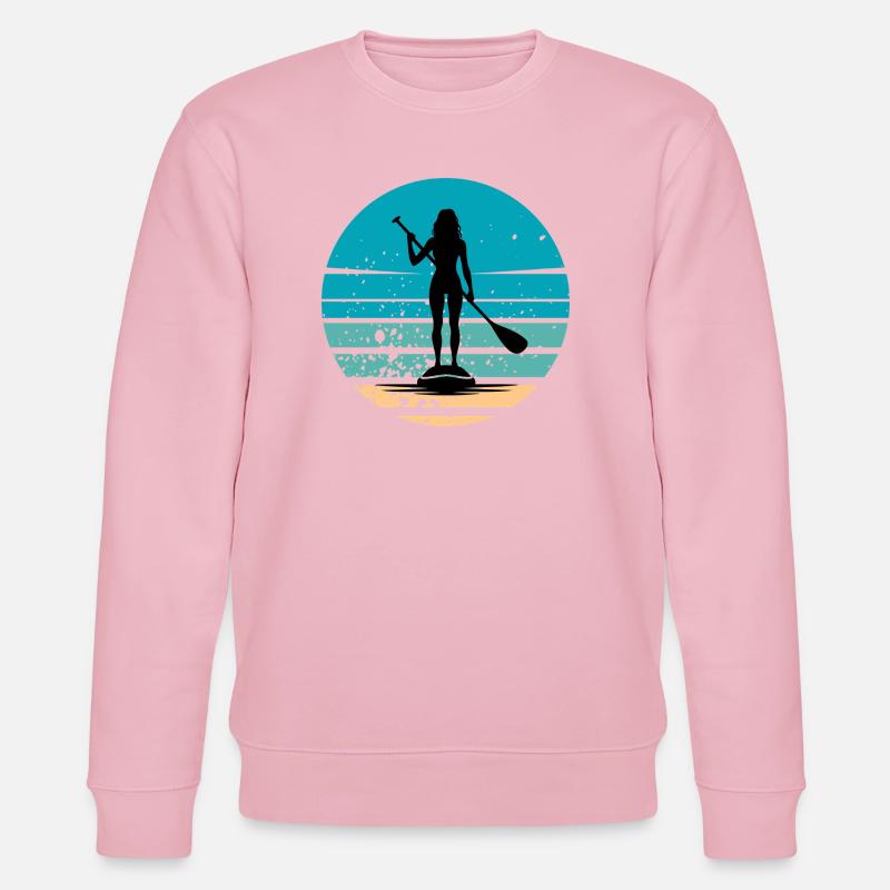 Paddle Paddle - Sweat bio CHANGER Stanley/Stella Unisexe - rose pâle