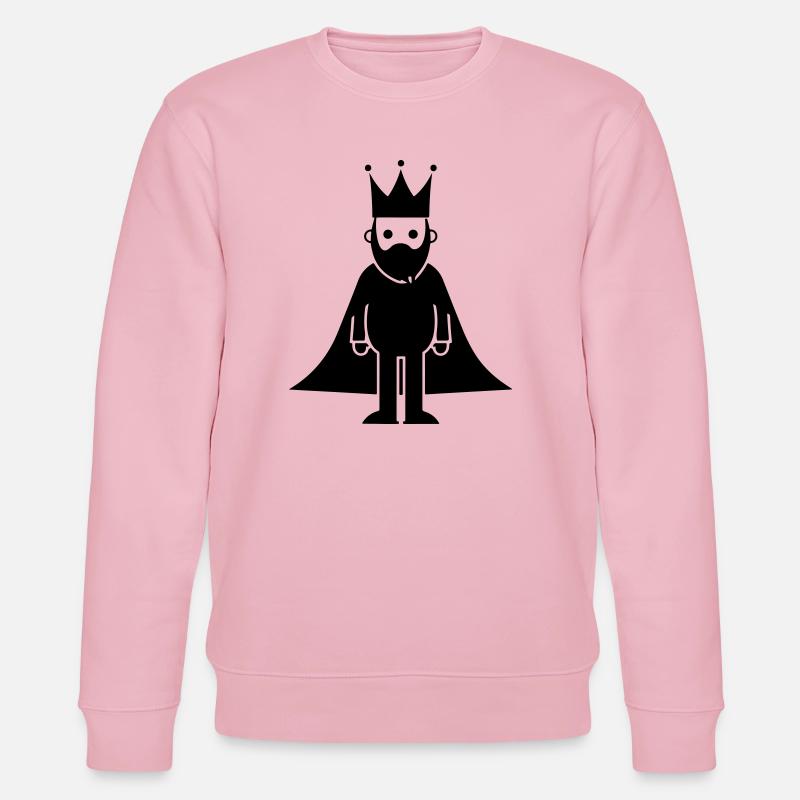 König Majestät - Stanley/Stella Unisex Bio-Sweatshirt CHANGER  - Hellrosa