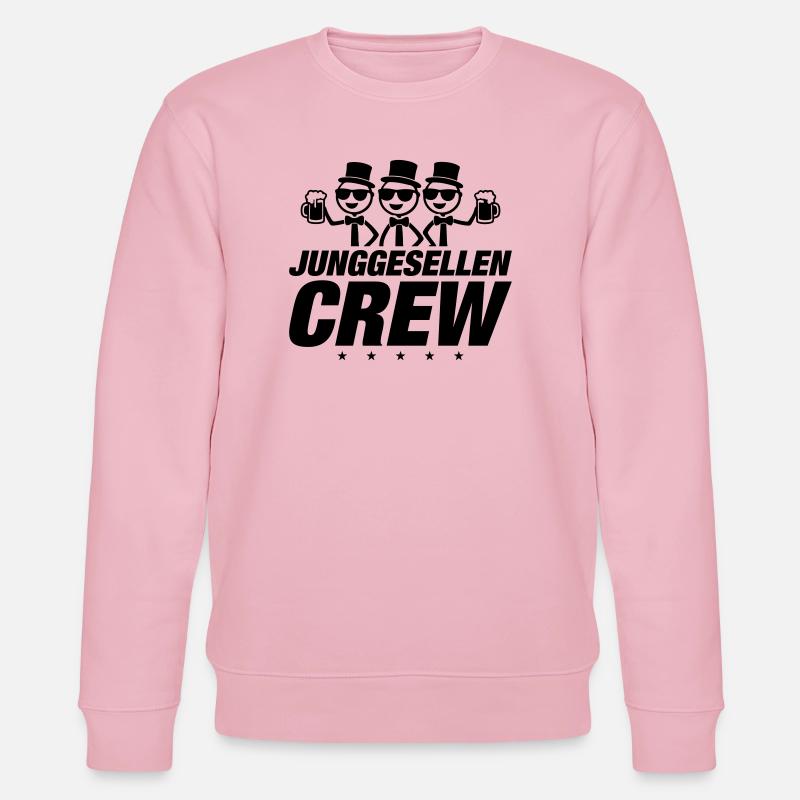 Bachelor Crew - Stanley/Stella CHANGER Unisex Organic Sweatshirt - cotton pink