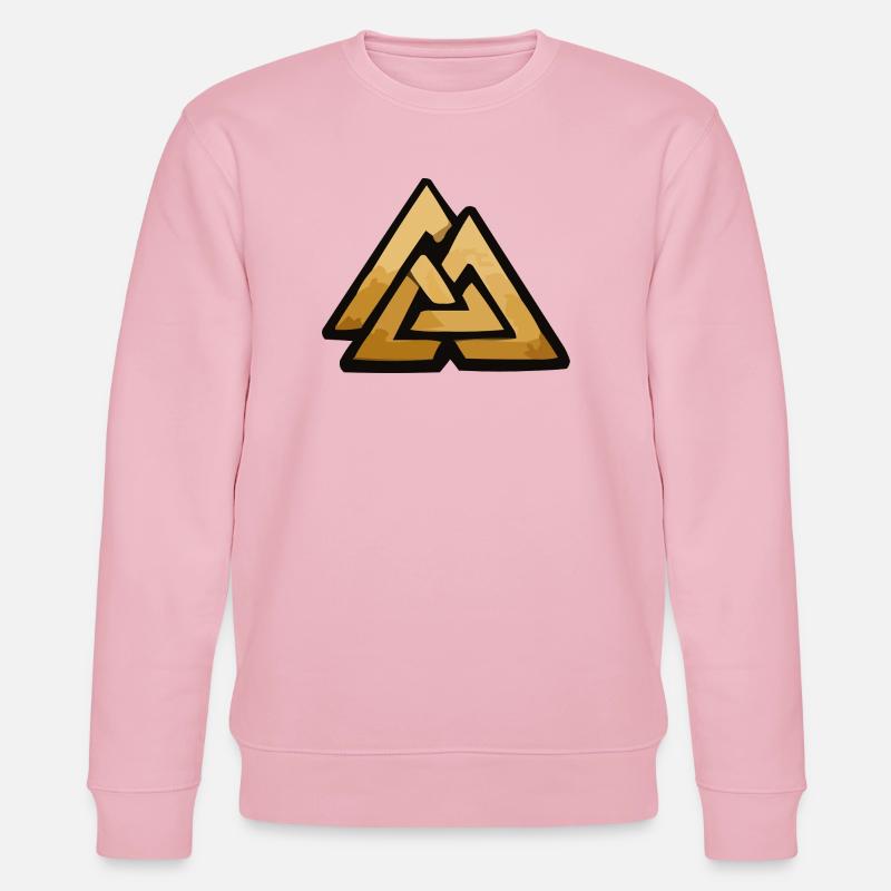valknut wotan wotansknoten wikinger - Stanley/Stella Unisex Bio-Sweatshirt CHANGER  - Hellrosa