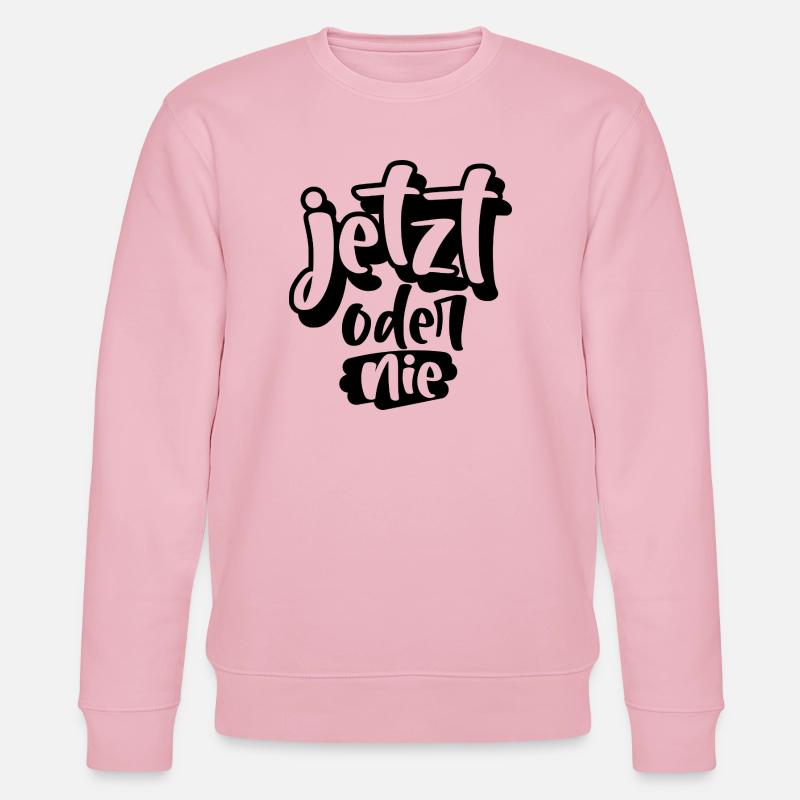 Jetzt oder Nie - Stanley/Stella Unisex Bio-Sweatshirt CHANGER  - Hellrosa