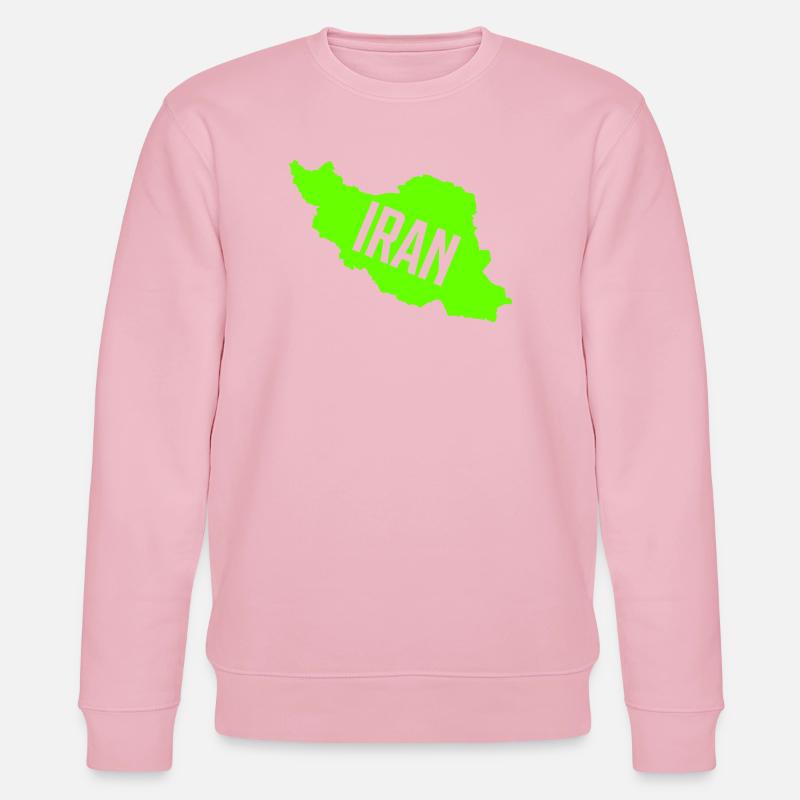 Pays terrestre d’Iran - Sweat bio CHANGER Stanley/Stella Unisexe - rose pâle