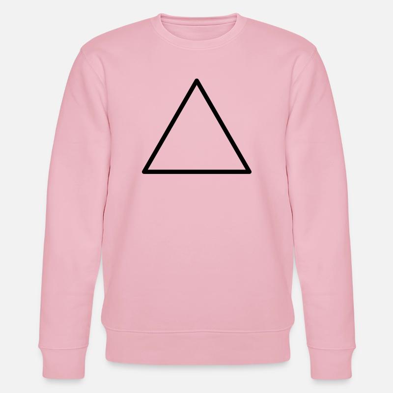 Dreieck - Stanley/Stella Unisex Bio-Sweatshirt CHANGER  - Hellrosa