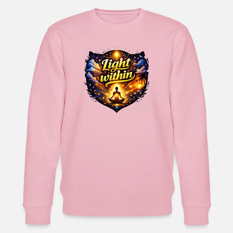 Light within - Stanley/Stella CHANGER Unisex Organic Sweatshirt - cotton pink