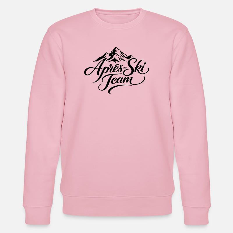 Apres Ski Team Berge - Stanley/Stella Unisex Bio-Sweatshirt CHANGER  - Hellrosa