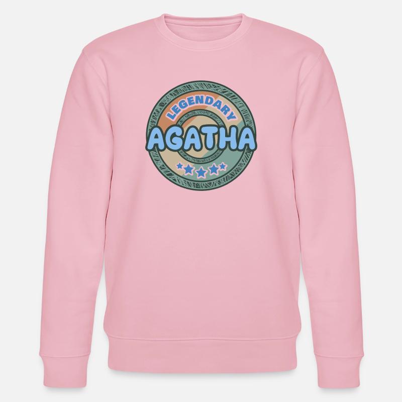Agatha as a gift idea - Stanley/Stella CHANGER Unisex Organic Sweatshirt - cotton pink
