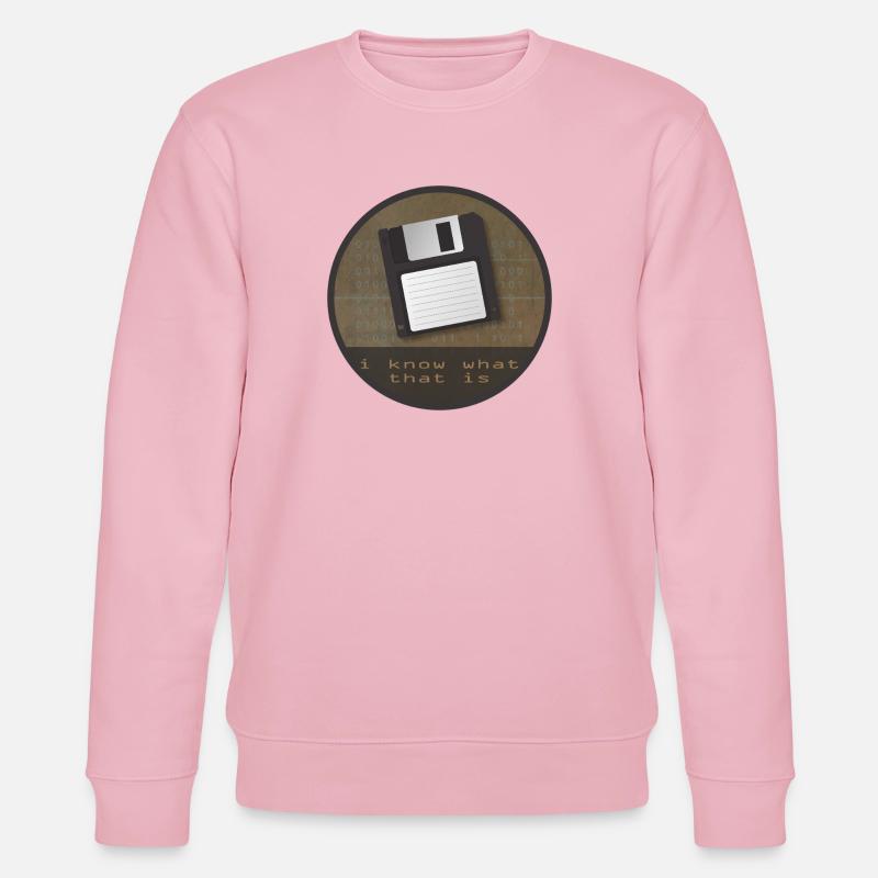 floppy disk - Stanley/Stella Unisex Bio-Sweatshirt CHANGER  - Hellrosa