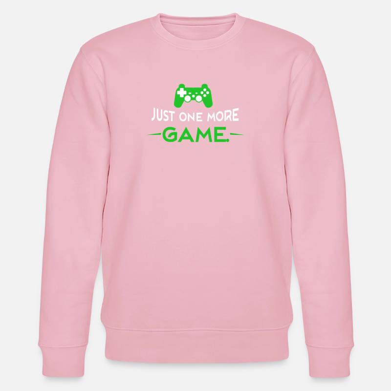Just_one_more_game_ - Stanley/Stella Unisex Bio-Sweatshirt CHANGER  - Hellrosa
