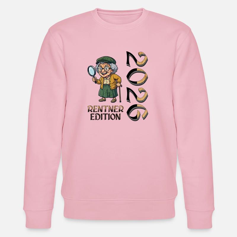 Rentner Ruhestand Design - Stanley/Stella Unisex Bio-Sweatshirt CHANGER  - Hellrosa