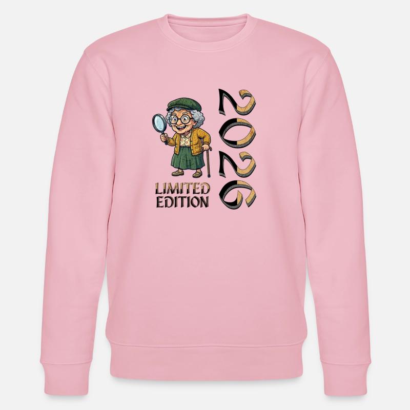 Großmutter Limited Edition Oma in Rente - Stanley/Stella Unisex Bio-Sweatshirt CHANGER  - Hellrosa