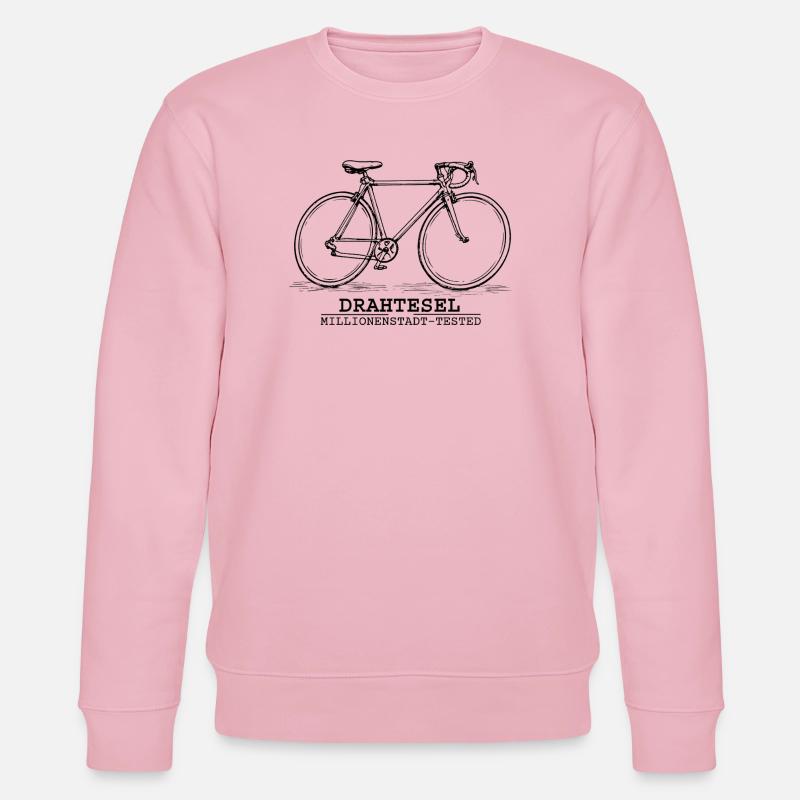 Drahtesel - Stanley/Stella Unisex Bio-Sweatshirt CHANGER  - Hellrosa