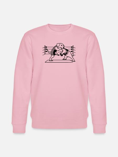 Chien de lutte - Sweat bio CHANGER Stanley/Stella Unisexe - rose pâle