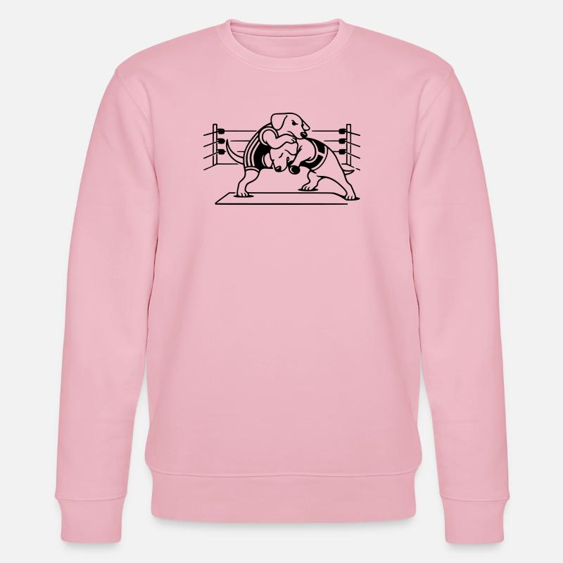 Chien de lutte - Sweat bio CHANGER Stanley/Stella Unisexe - rose pâle