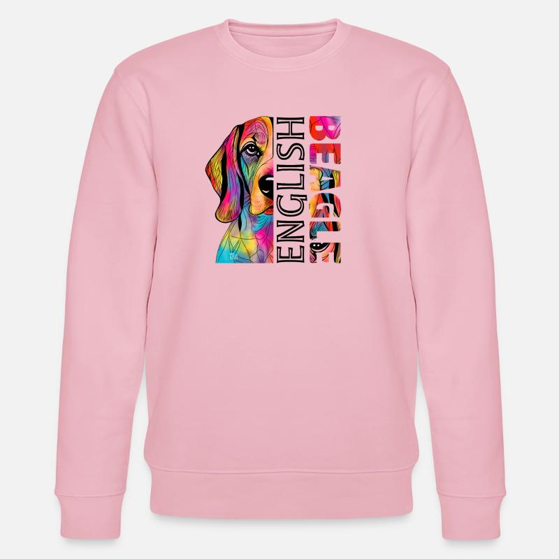 Beagle - Stanley/Stella Unisex Bio-Sweatshirt CHANGER  - Hellrosa