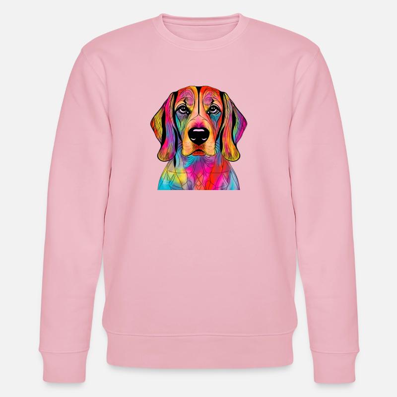 Beagle - Stanley/Stella Unisex Bio-Sweatshirt CHANGER  - Hellrosa
