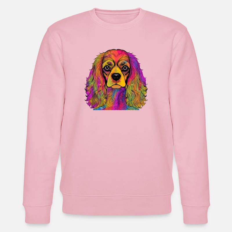 Cavalier King Charles Spaniel - Stanley/Stella Unisex Bio-Sweatshirt CHANGER  - Hellrosa