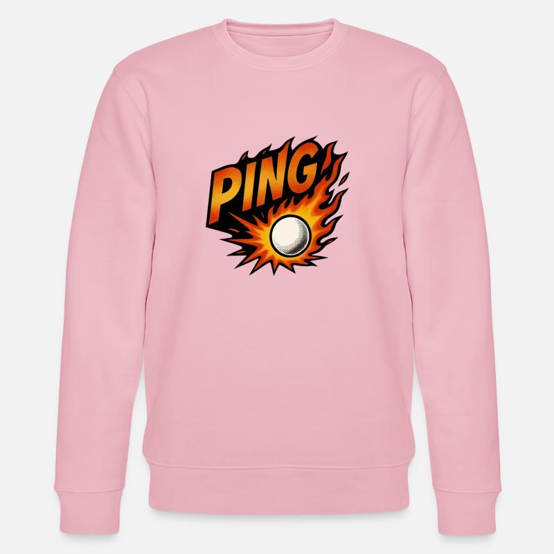 Ping Pong - Tennis de Table - Sweat bio CHANGER Stanley/Stella Unisexe - rose pâle