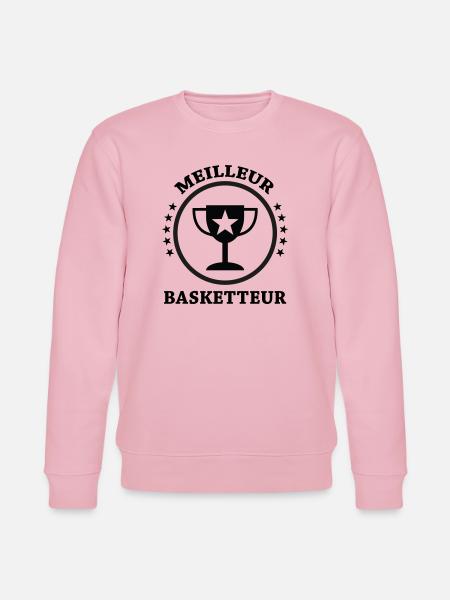 Best Basketball Player - Stanley/Stella CHANGER Unisex Organic Sweatshirt - cotton pink