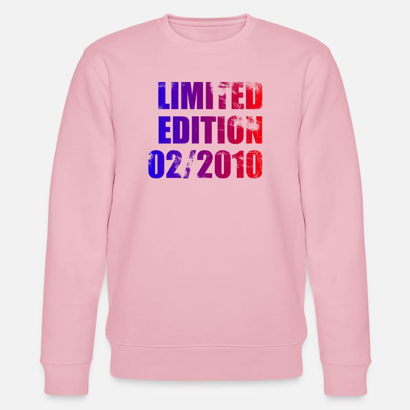 16e anniversaire Édition Limitée 02/2010 - Sweat bio CHANGER Stanley/Stella Unisexe - rose pâle