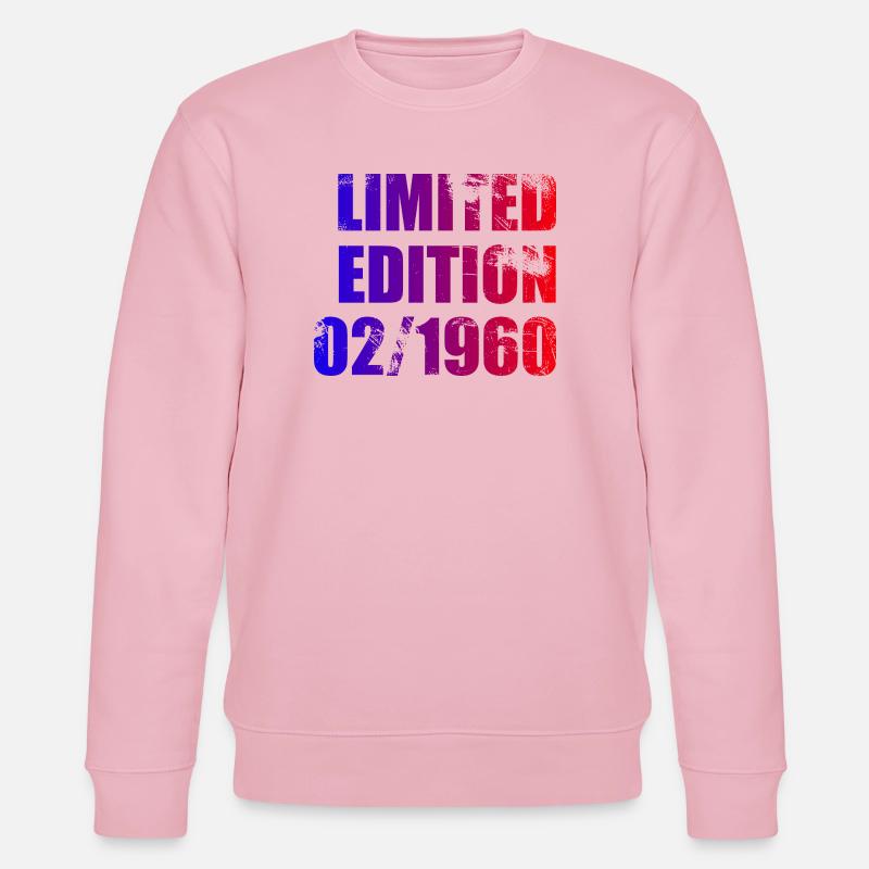 66e anniversaire Édition Limitée 02/1960 - Sweat bio CHANGER Stanley/Stella Unisexe - rose pâle