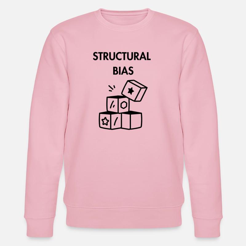 Strukturelle Verzerrung - Stanley/Stella Unisex Bio-Sweatshirt CHANGER  - Hellrosa