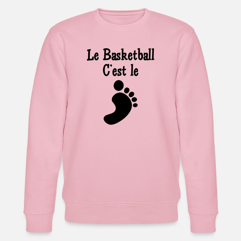 le basketball c'est le pied - Sweat bio CHANGER Stanley/Stella Unisexe - rose pâle