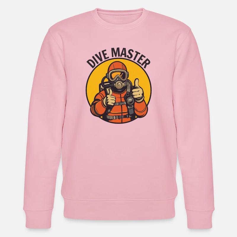 Dive Master Diver - Stanley/Stella CHANGER Unisex Organic Sweatshirt - cotton pink