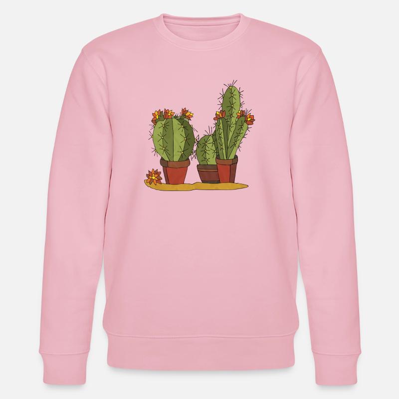 Fleur - Sweat bio CHANGER Stanley/Stella Unisexe - rose pâle