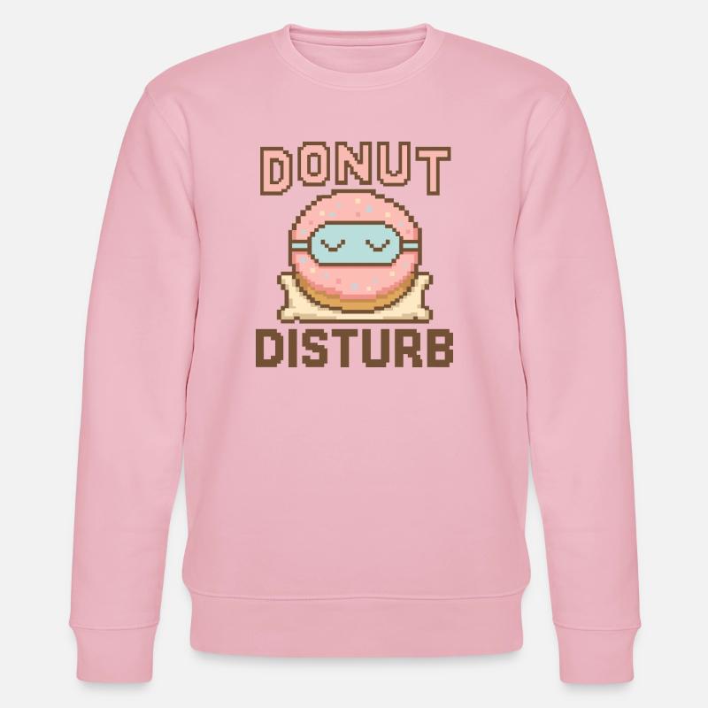 Donut Disturb – Mode Sommeil Doux - Sweat bio CHANGER Stanley/Stella Unisexe - rose pâle