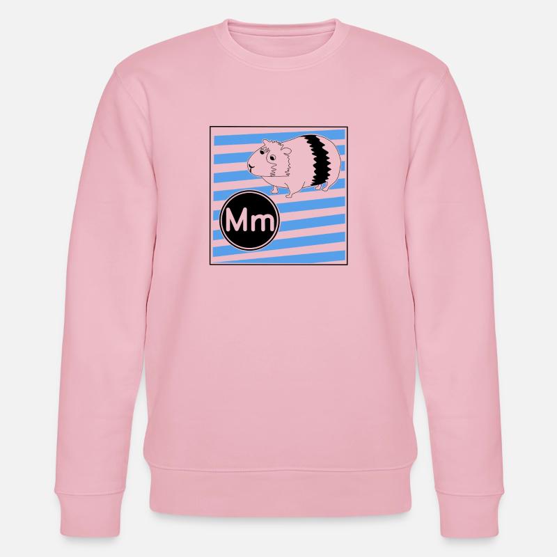 M pour cochon d’Inde - Sweat bio CHANGER Stanley/Stella Unisexe - rose pâle