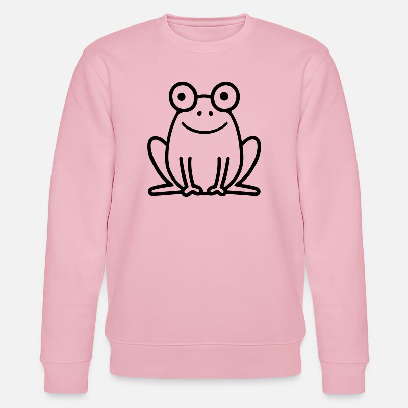 Frosch - Stanley/Stella Unisex Bio-Sweatshirt CHANGER  - Hellrosa