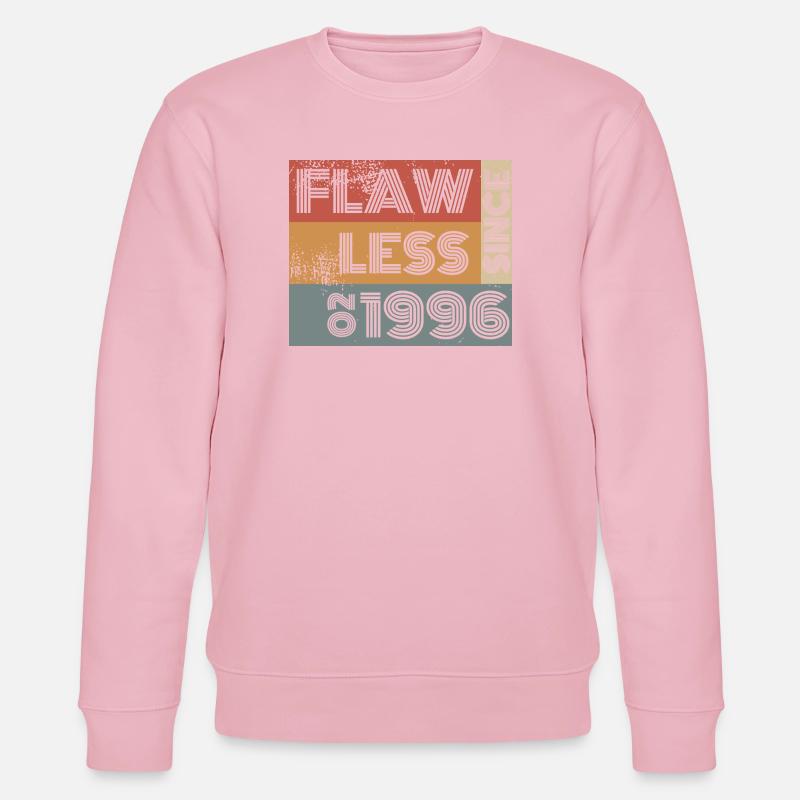 30e anniversaire Parfait depuis 02/1996 - Sweat bio CHANGER Stanley/Stella Unisexe - rose pâle