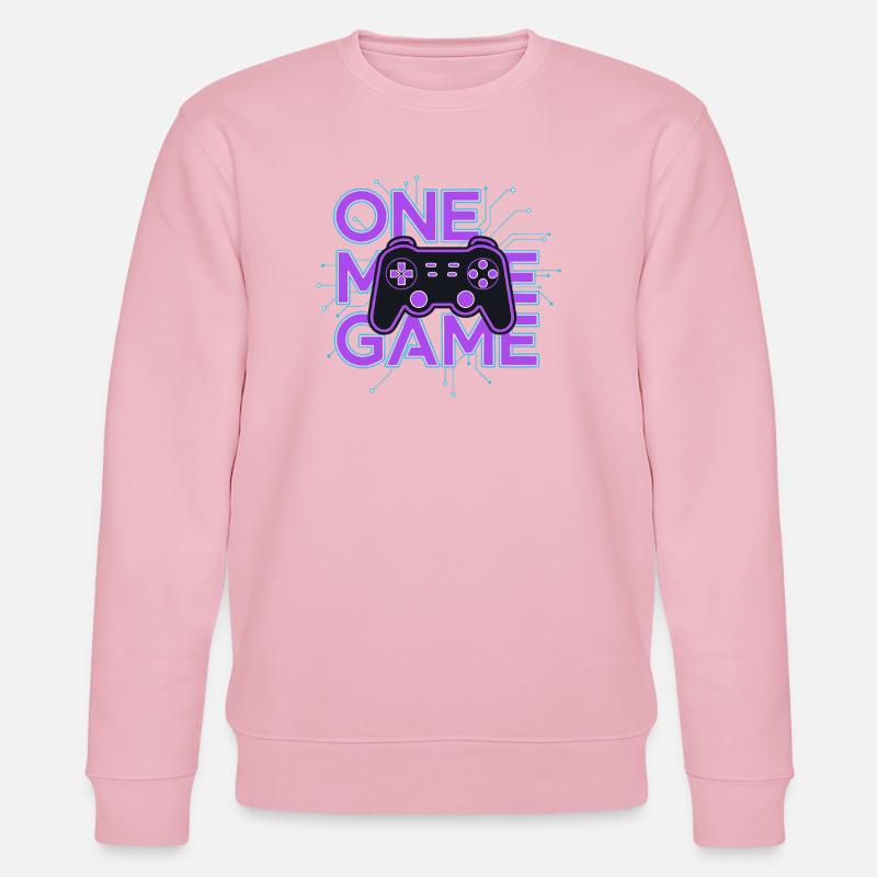 One Game Controller Neon Circuit - Stanley/Stella CHANGER Unisex Organic Sweatshirt - cotton pink