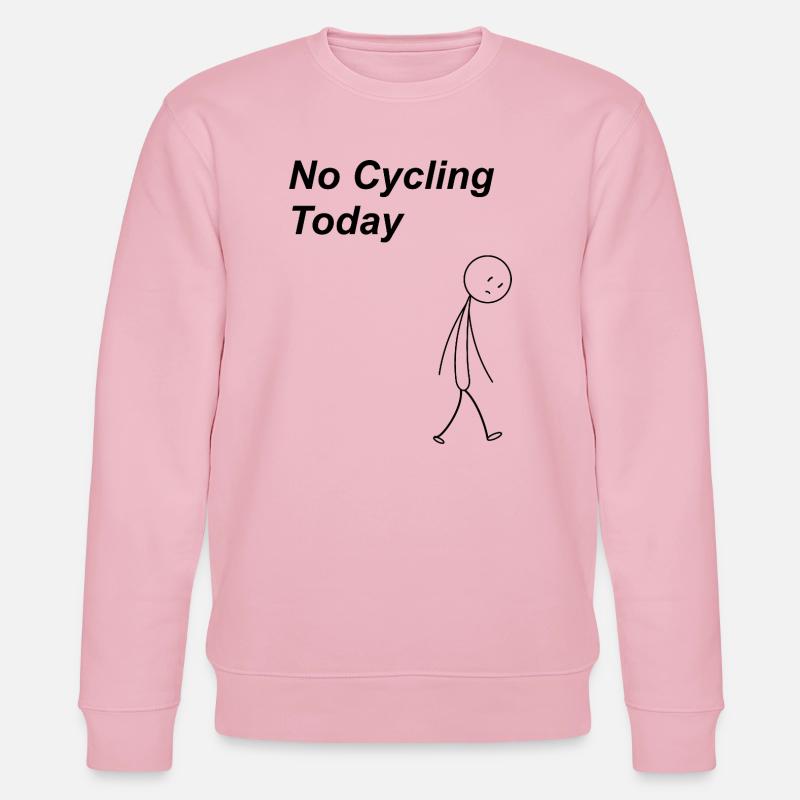 No Cycling Today - Stanley/Stella Unisex Bio-Sweatshirt CHANGER  - Hellrosa