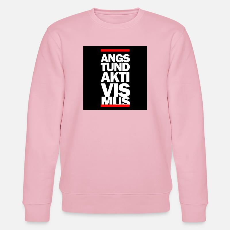 ANGSTUNDAKTIVISMUS  - Stanley/Stella Unisex Bio-Sweatshirt CHANGER  - Hellrosa
