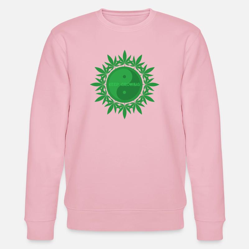 Keep Growing - Stanley/Stella CHANGER Unisex Organic Sweatshirt - cotton pink