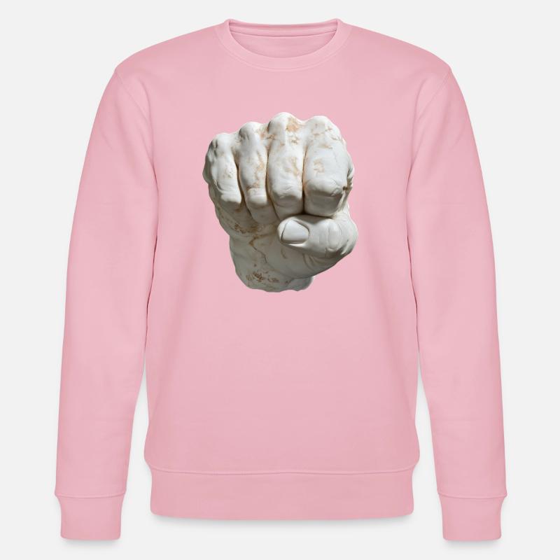 Look de marbre à poing fixe - Sweat bio CHANGER Stanley/Stella Unisexe - rose pâle