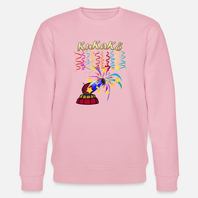 KuKaKö - Carnaval Carnaval Lundi gras Köthen - Sweat bio CHANGER Stanley/Stella Unisexe - rose pâle