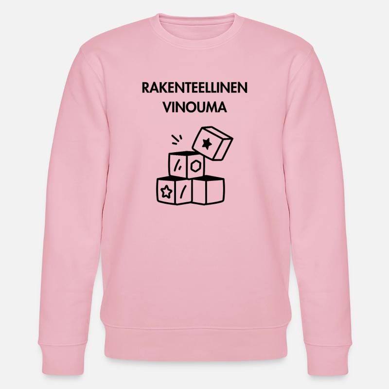 Strukturelle Verzerrung - Stanley/Stella Unisex Bio-Sweatshirt CHANGER  - Hellrosa