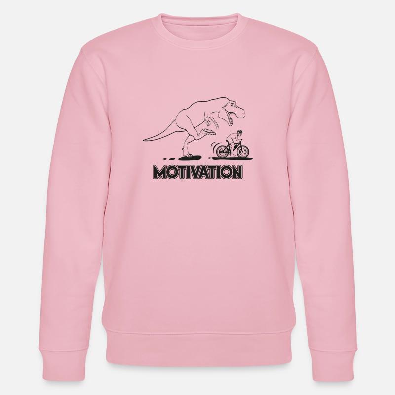 DinoMotivation Course Aventure - Sweat bio CHANGER Stanley/Stella Unisexe - rose pâle