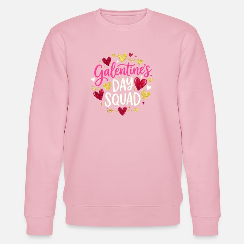 Galentine's Day Squad - Stanley/Stella Unisex Bio-Sweatshirt CHANGER  - Hellrosa